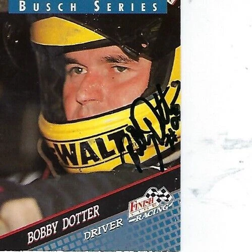 BOBBY DOTTER SIGNED 1994 FINISH LINE RACING #BGN3 - NASCAR - Image 1 of 1
