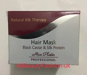 MON PLATIN BLACK CAVIAR AND SILK PROTEIN HAIR MASK 500ml PROFESSIONAL - Picture 1 of 1