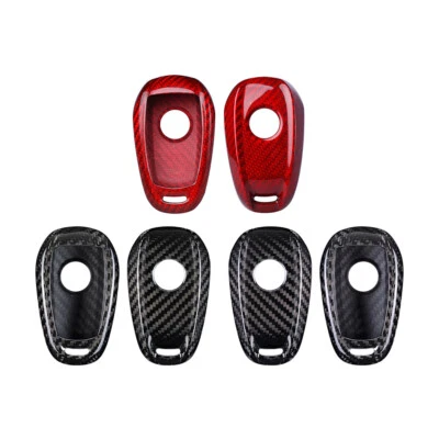 1 piece Carbon Fiber Remote Key Shell Cover Case For Alfa Romeo Giulia Stelvio - Image 1 of 4