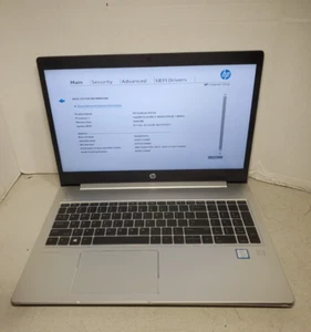 HP ProBook 450 G6 15.6" Core i7-8565U 1.8GHz 4GB RAM No HDD/SSD/OS! #69 - Picture 1 of 6