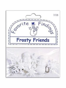 Favorite Findings Buttons Frosty Friends - Picture 1 of 1