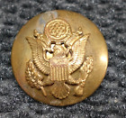 Vintage US Army Eagle Hat Cap Badge Insignia Screw Back Military Pin WWII - 1.5"