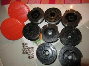 8 Pack Replacement Spool String Trimmer Line 30 ft x 0.065 Plus 2 Springs & Caps - Picture 1 of 4