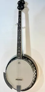 Stagg BJM30 DL 5-String Bluegrass Banjo Deluxe with Metal Pot & Hard Case Velvet - Picture 1 of 23