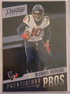 DEANDRE HOPKINS - 2019 PRESTIGIOSO PROFESIONAL #8 HOUSTON TEXANS - Imagen 1 de 2