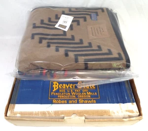 Pendleton Beaver State Potlatch Wool Blanket 64" x 80" New In Box Tags Salmon - Picture 1 of 21