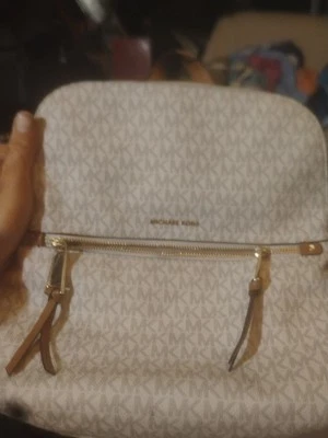 Michael Kors MK Logo Backpack with Front Zip Pocket - Image 1 of 3