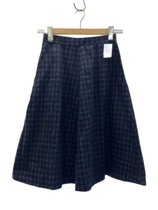 COMME des GARCONS Other Skirt SS Cotton NVY Check S11S002 Used - Picture 1 of 6