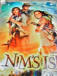 Rare 2008 Nims's Island Store Promo Poster  Glossy 40½ “ x 45½  Vellum Print - Picture 1 of 9