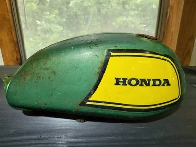 Honda SL125 SL100 K1 1973 to 1975 Model Green Gas Tank Fuel Petrol Tank - Image 1 of 4