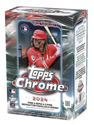 2024 TOPPS CHROME BASEBALL 7-PACK BLASTER BOX - Image 1 of 4