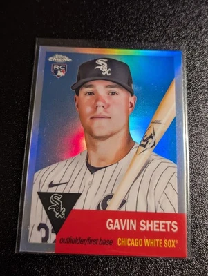 2022 Topps Chrome Platinum Anniversary Rookie Refractor Gavin Sheets RC WhiteSox - Image 1 of 4