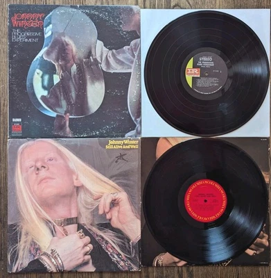Johnny Winter 2 LP Lot: Progressive Blues Experiment + Still Alive And Well Foto 1 de 4
