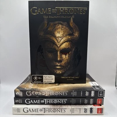 Game of Thrones Complete Series Seasons 1 2 3 4 5 6 7 8 (1-8) DVD R4 - VGC - Image 1 of 4