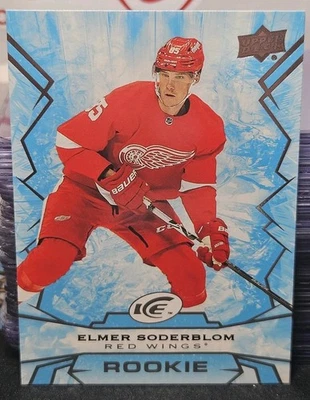 22-23 UD Ice Elmer Soderblom Rookie 🚨🚨🚨 Detroit Red Wings  - Image 1 of 2