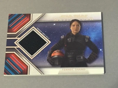 Fennec Shand Gloves Fabric Worn Used Relic Prop Star War Topps Masterwork Na Wen - Image 1 of 3