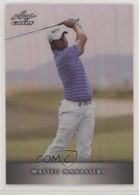 2011 Leaf Metal Prismatic /99 Matteo Manassero #M-MM1 - Image 1 of 2