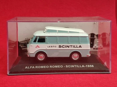 FURGONCINO PUBBLICITARIO 1:43 DIE CAST ALFA ROMEO ROMEO 1956 SCINTILLA VINTAGE - - Immagine 1 di 4