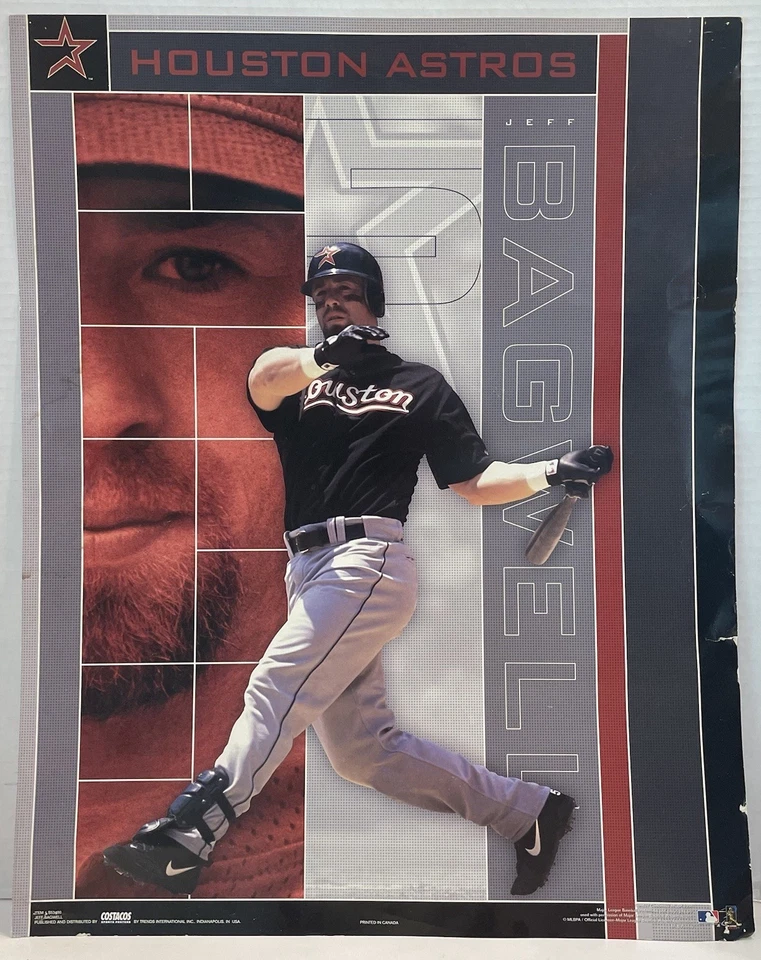 2004 Houston Astros Jeff Bagwell Glossy 16"x20" Photo Baseball Print Poster - Image 1 of 4