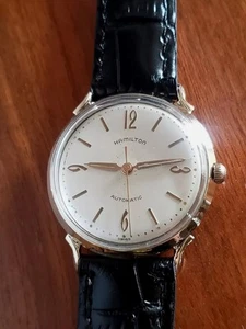 HAMILTON MICRO ROTOR MOVEMENT GOLD FILLED CASE PERFECTLY SERVICED 1961 - Picture 1 of 10