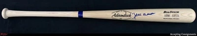 Murciélago modelo personal Adirondack Big Stick firmado autógrafo Hank Aaron AUTO CERTIFICADO DE AUTENTICIDAD JSA Foto 1 de 4
