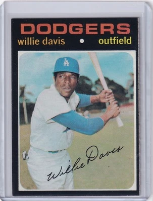 1971 Topps Baseball #585 Willie Davis - Los Angeles Dodgers - Image 1 of 2