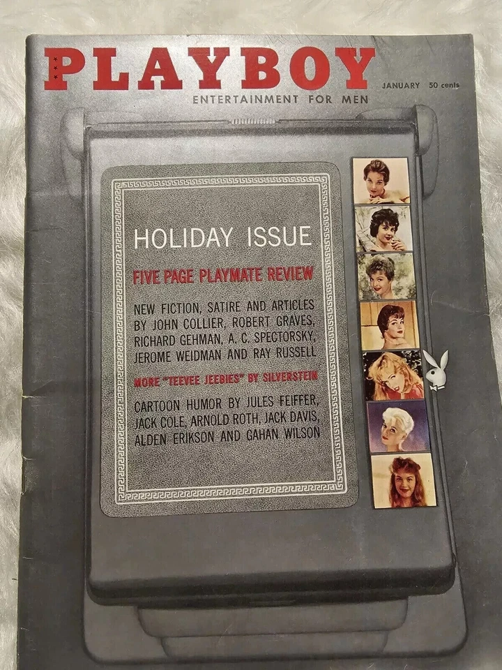 Vintage PLAYBOY Magazine Ja 1960 ELLEN STRATTON Stella Stevens DONNA LYNN - Image 1 of 1