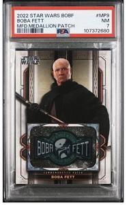 2022 Topps Star Wars The Book of Boba Fett - Boba Fett Patch #MP-9 PSA NEAR MINT - Bild 1 von 4