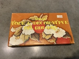 Juego de colores al óleo decorativos y Shiva Tole vintage casi completo ver caja interior - Imagen 1 de 6