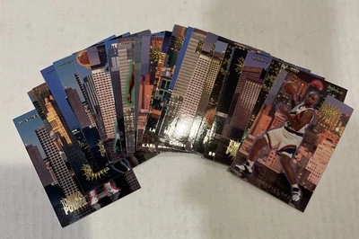 Juego de cartas Fleer Tower of Power 1993-94 casi completo 21/30 Shaq Barkley Olajuwon Foto 1 de 4