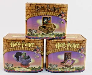 Harry Potter Enesco Magic Trinket Boxes Hermione, ritratto di signora grassa, Norbert nuovo con scatola - Foto 1 di 16