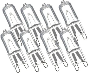 Bombilla G9, Lámpara halógena G9 Regulable, Blanco cálido 2800K (28W 370 Lumen, - Imagen 1 de 6