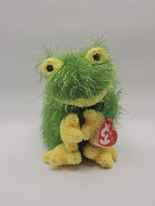 TY Punkies - HOPSCOTCH The Frog (9.5 Inch) MWMTs Stuffed Animal Toy Green - Picture 1 of 14