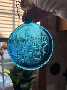Blenko ,church , Medallion Unmarked - Picture 1 of 6