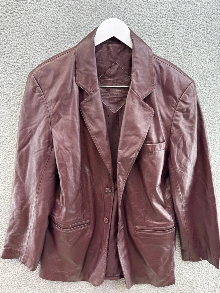 Chaqueta Roundtree & Yorke Marrón Cremallera Completa Pecho Talla 21 pulgadas POG Foto 1 de 4