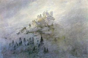Caspar Friedrich Morning Mist in the Mountains 1808 17"x 22" Archival Art Print - Picture 1 of 1