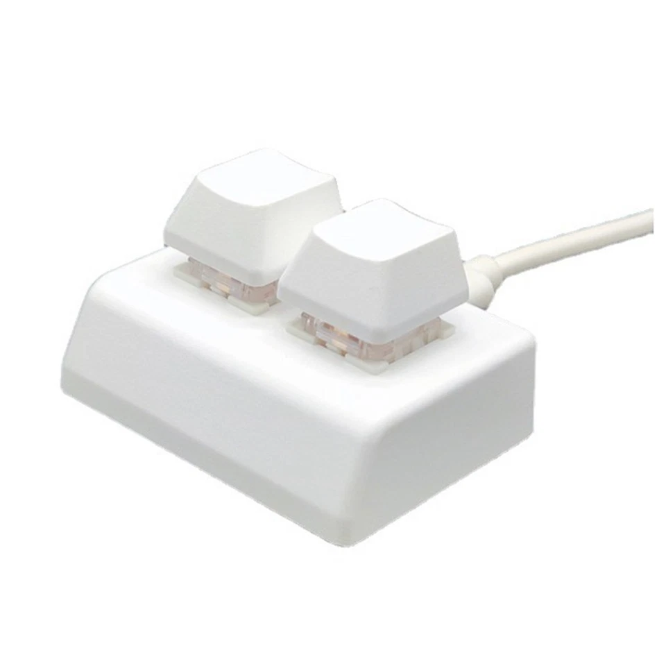 Teclado de programación macro de 2 teclas RGB mini teclado para juegos dibujo rojo7543 - Imagen 1 de 1