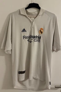 Adidas Real Madrid Trikot | weiß | 01/02 | Zidane | XL | Vintage | Retro | - Bild 1 von 16