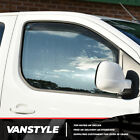 FITS FIAT SCUDO 2022> GENUINE CLIMAIR FRONT SIDE WIND DEFLECTORS WINDOW SMOKED