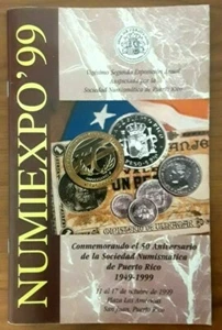 Revista NUMIEXPO 1999 libro SOCIEDAD NUMISMATICA PUERTO RICO ficha token medalla - Picture 1 of 4