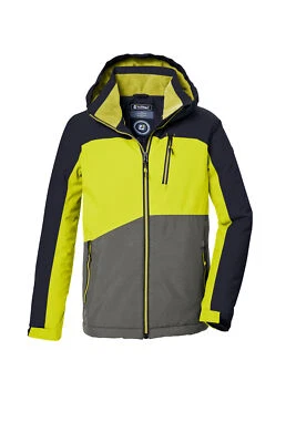 Killtec KOW 370 BYS JCKT Skijacke Kinder Jungen grün gelb