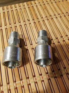 LOT OF 2 Gates Hose End Fitting  G25100-0808(8G-8MP) OPEN STOCK  - Bild 1 von 5