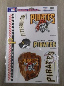 WinCraft PITTSBURGH PIRATES Ultra Decals 11 1/2" x 17" Removable Reusable - Picture 1 of 1