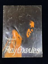 Vintage The Genius of Ray Charles Booklet SIGNED by 2 Raelettes Singers 
