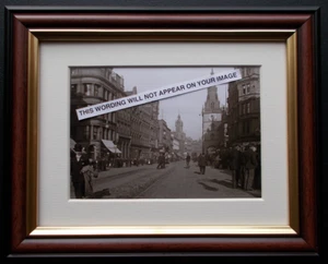 GLASGOW TRONGATE FROM KING STREET, SCOTLAND PHOTOGRAPH FRAMED - Picture 1 of 1