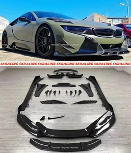 For BMW i8 2014-2020 Real Carbon Fiber Front Bumper Lip Rear Diffuser Bodykit - Bild 1 von 42