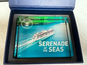 Bloque Cristal Royal Caribbean COLOR SERENATA DE LOS MARES con Caja - Imagen 1 de 2