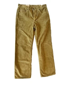 NWT Levi Strauss Women’s Corduroy Pants Jeans 31x30 Tan Brown Straight Leg, Fall - Picture 1 of 4
