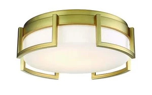 George Kovacs P953-1-248-L Bezel Set LED Flush Mount Light Fixture, 10" Dia. - Picture 1 of 1