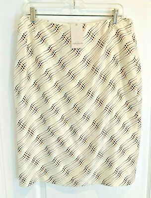 FALDA MUJER ANNE KLEIN 100% SEDA - TALLA 14 NUEVA CON ETIQUETAS 0286 Foto 1 de 4